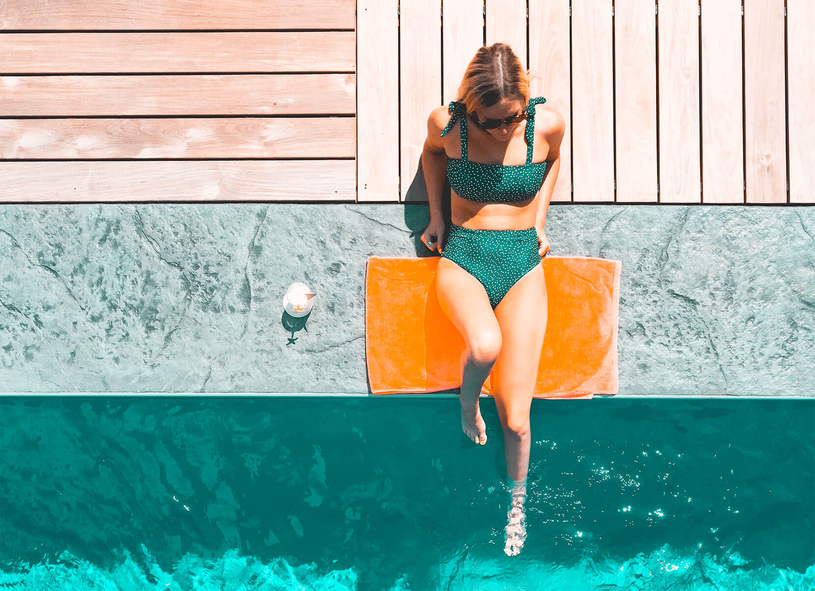 Relaxing at the Pool